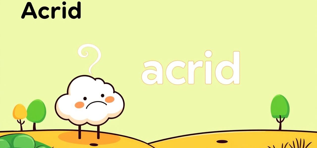 Acrid Meaning for Kids