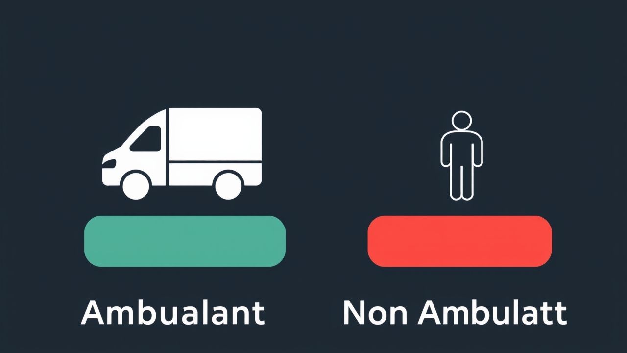 Ambulant and Non Ambulant Meaning