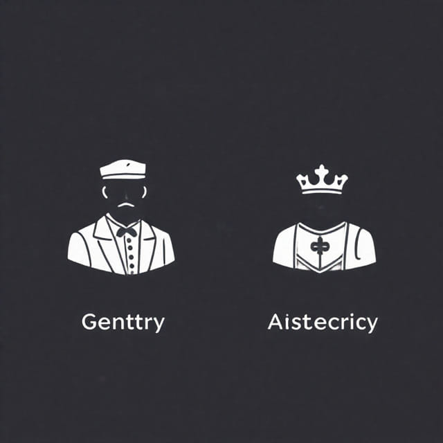Gentry vs Nobility vs Aristocracy