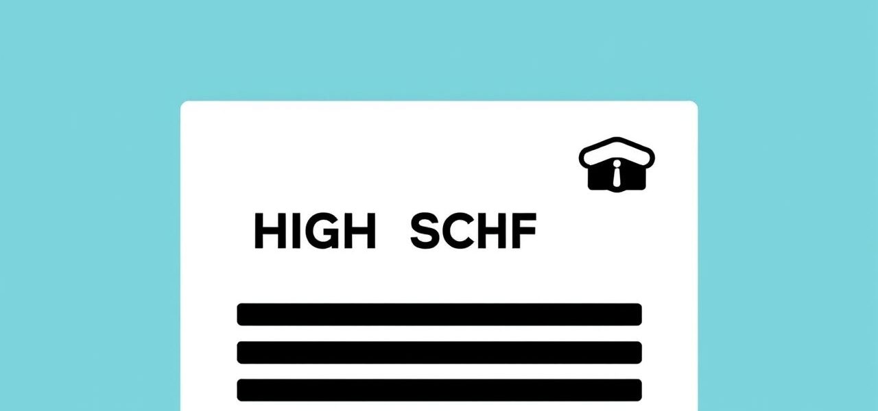 High School Brag Sheet