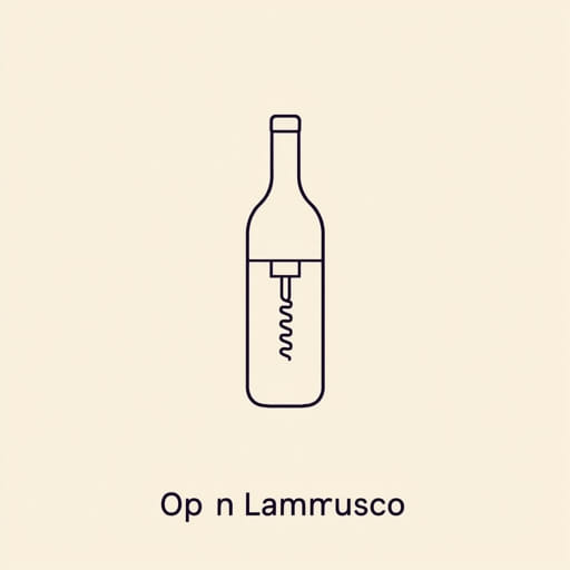 How to Open Lambrusco