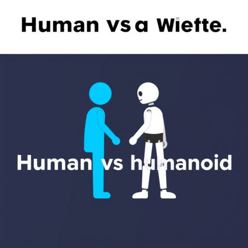 human vs humanoid meme