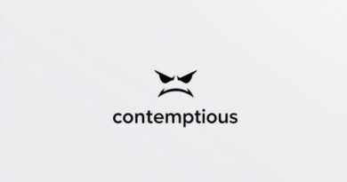 is contemptuous a word