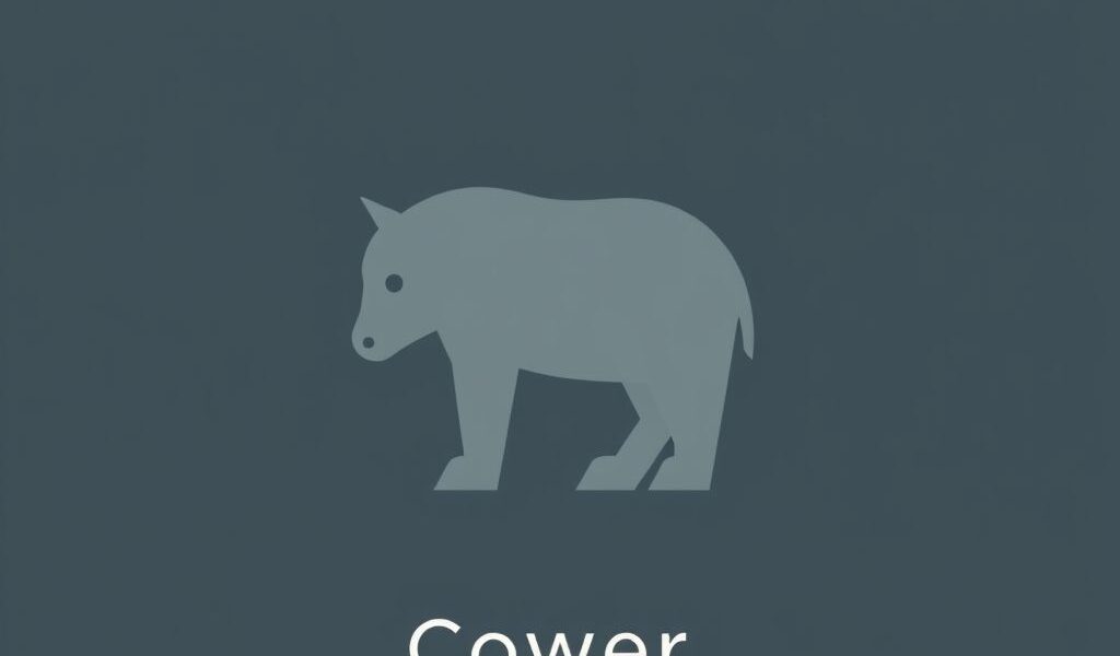 Make Sentence of Cower