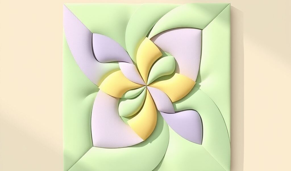 Windblown Square Quilt Block