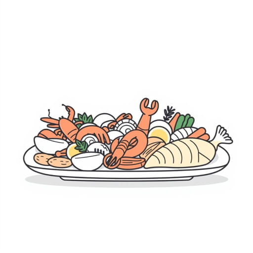 Dreamlight Valley Large Seafood Platter