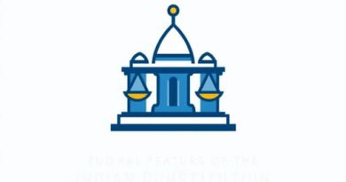 Federal Features Of Indian Constitution