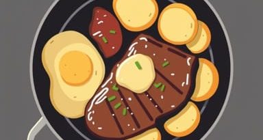 Garlic Butter Steak And Potatoes Skillet