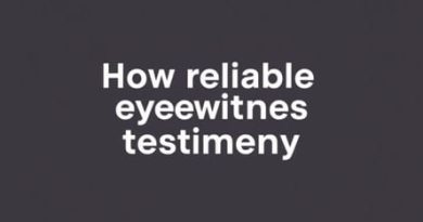 How Reliable Is Eyewitness Testimony