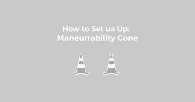 How To Set Up Maneuverability Cones