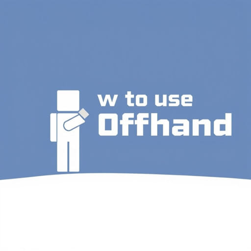 How To Use Offhand In Minecraft Bedrock