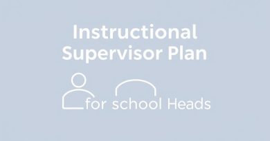 Instructional Supervisory Plan For School Heads
