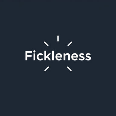Is Fickleness A Real Word