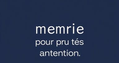 Merci Pour Tes Attentions