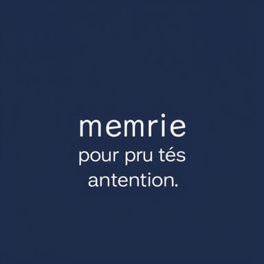 Merci Pour Tes Attentions