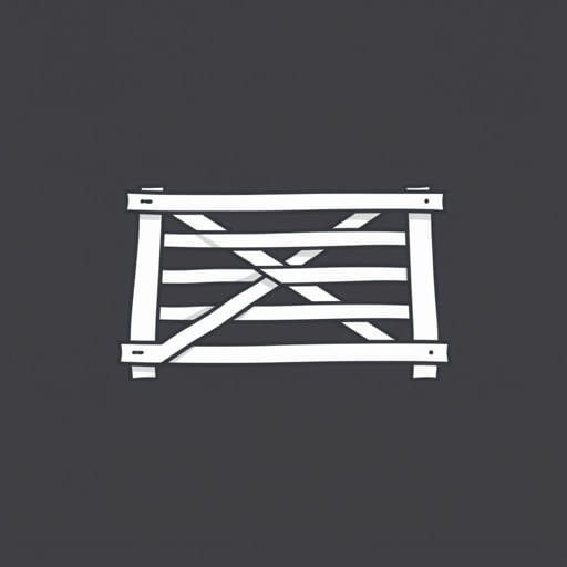 Network Of Crossed Laths Crossword Clue