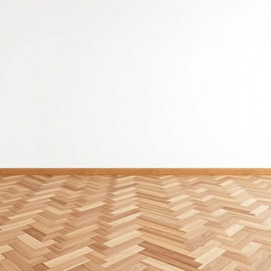 Real Wood Herringbone Flooring