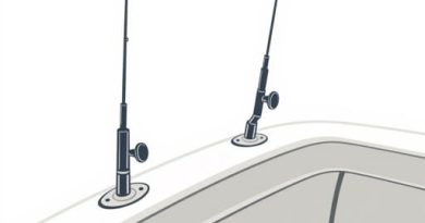 Truman Lake Bucksaw Fishing Rod Holders For Gunwale