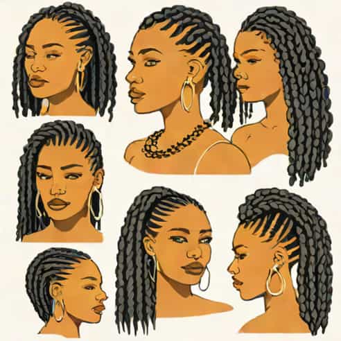 Latest Cornrow Styles With Natural Hair