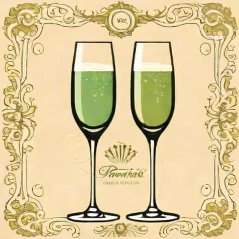 Vintage Perrier Jouet Champagne Glasses
