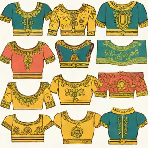 Hand Work Blouse Designs