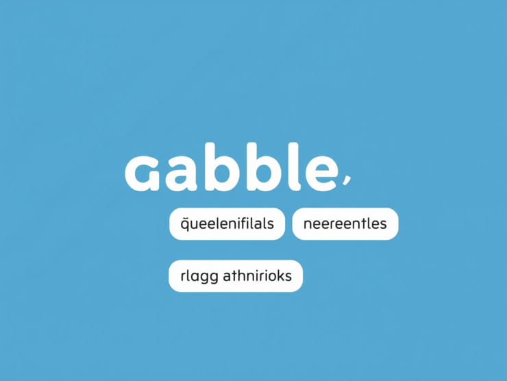 Gabble Sentences In English