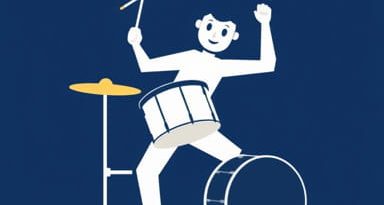 Ken Wiggled His Foot Drummed