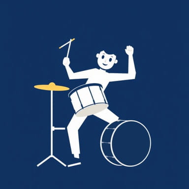 Ken Wiggled His Foot Drummed