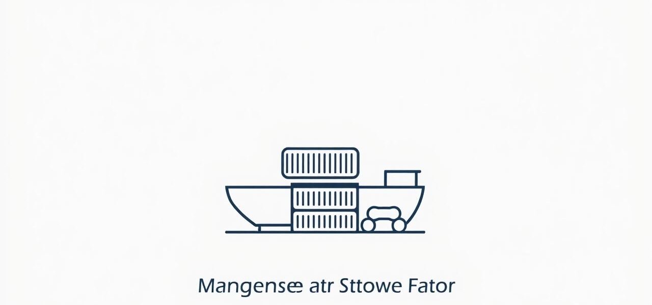Manganese Ore Stowage Factor