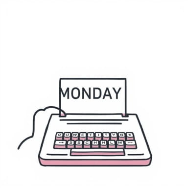 Mondays: A Sisyphean Typing Game Ending