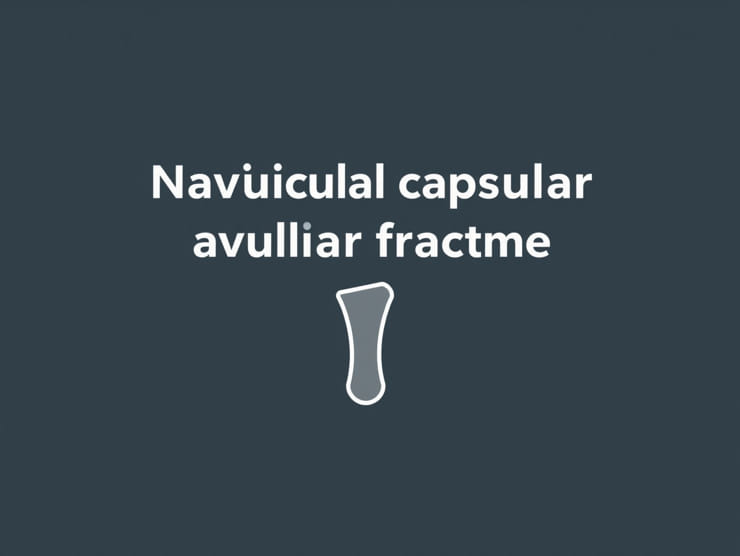 Navicular Capsular Avulsion Fracture