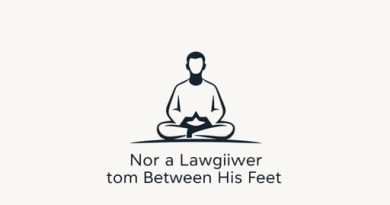 Nor A Lawgiver From Between His Feet