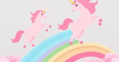 Pink Fluffy Unicorns Dancing On Rainbows