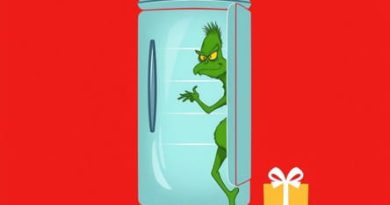 The Grinch Slunk To The Fridge