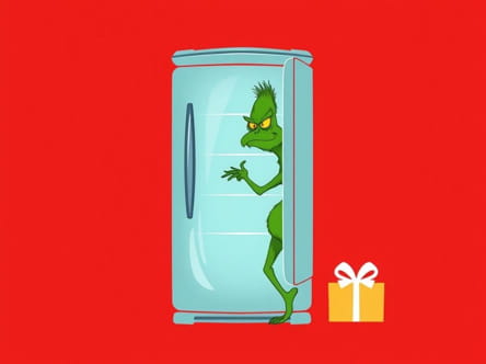 The Grinch Slunk To The Fridge