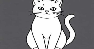 A Cat Coloring Pages