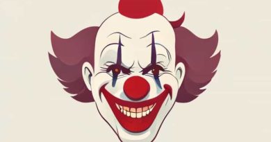 Art The Clown Grinning