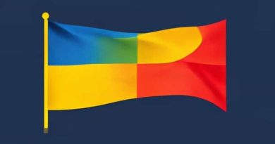 Blue Yellow Red Flag