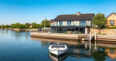 Canalside Property For Sale With Mooring Uk