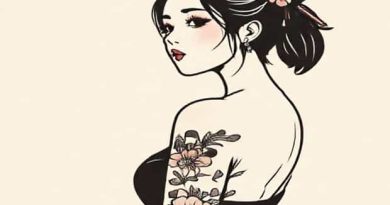 Japanese Pinup Girl Tattoo