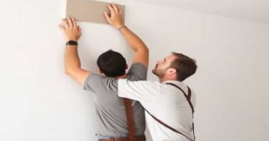 Jason Hangs Sheetrock For A Local Contractor