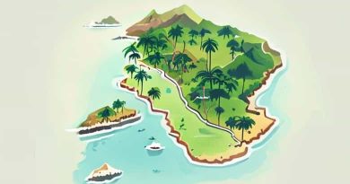 A Map Of Papua New Guinea