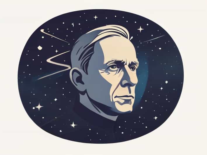 Carl Sagan In The Vastness Of Space