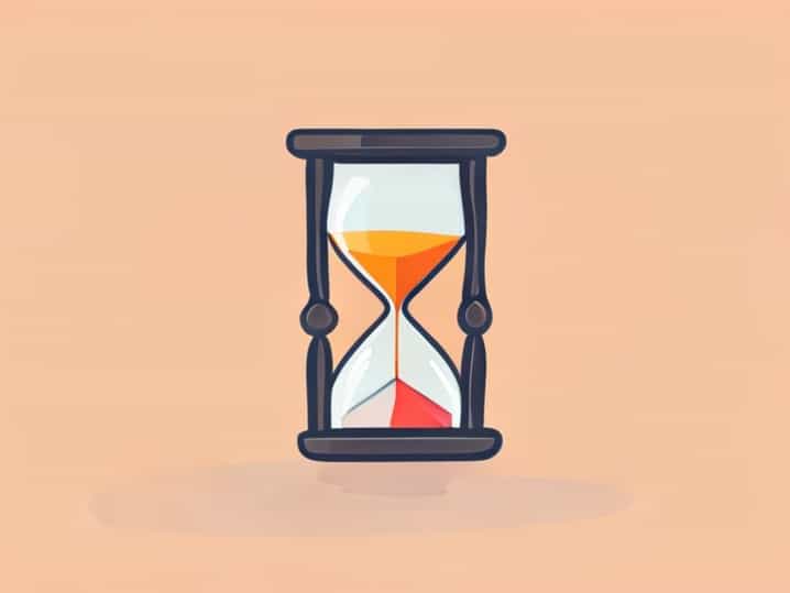 Life'S Like An Hourglass Glued To The Table