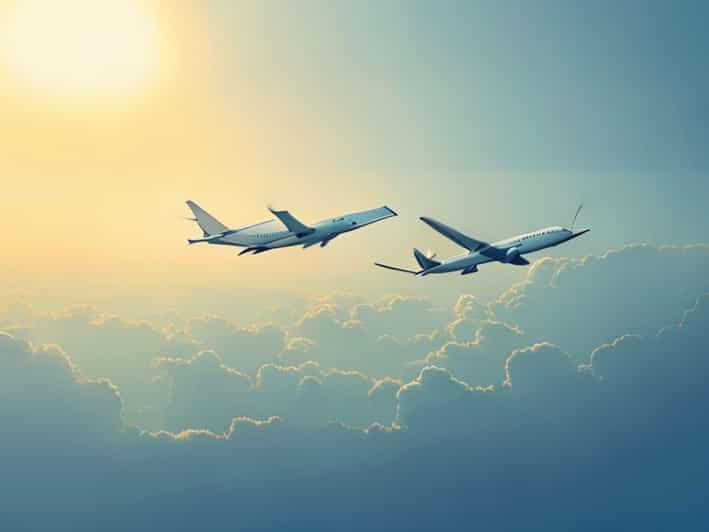 Commercial Jets Fly In The Lower Stratosphere