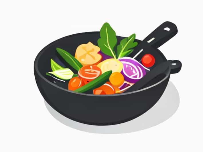 Example Of Sauteing And Pan Frying Vegetables
