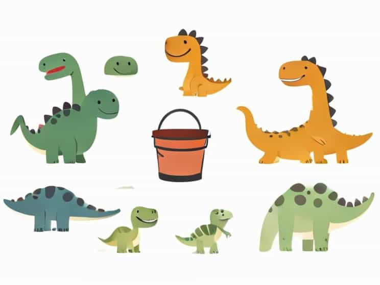 Harry And His Bucketful Of Dinosaurs Characters