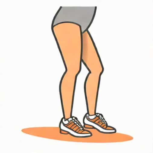 Knees And Hips Are Equally Flexed Bilaterally