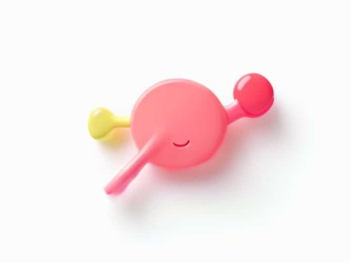 Nuby Silicone Teethe Eez Teether With Bristles