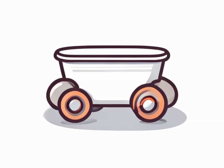 Platform On Wheels Was Supplied With The Washtub